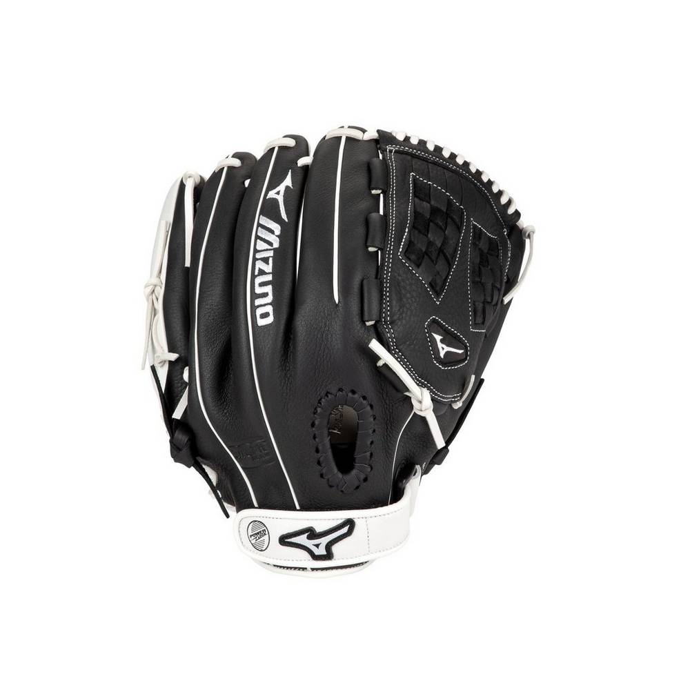 Womens Mizuno Franchise Series Fastpitch 12.5" Softball Gloves Black Philippines (NPQWDV520)